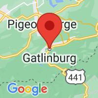 Map of Gatlinburg, TN US